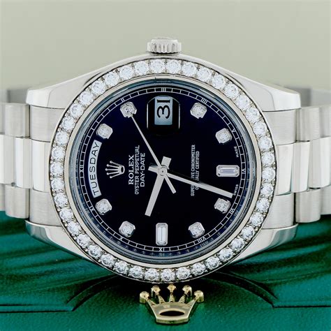 rolex factory diaomnds presidential
